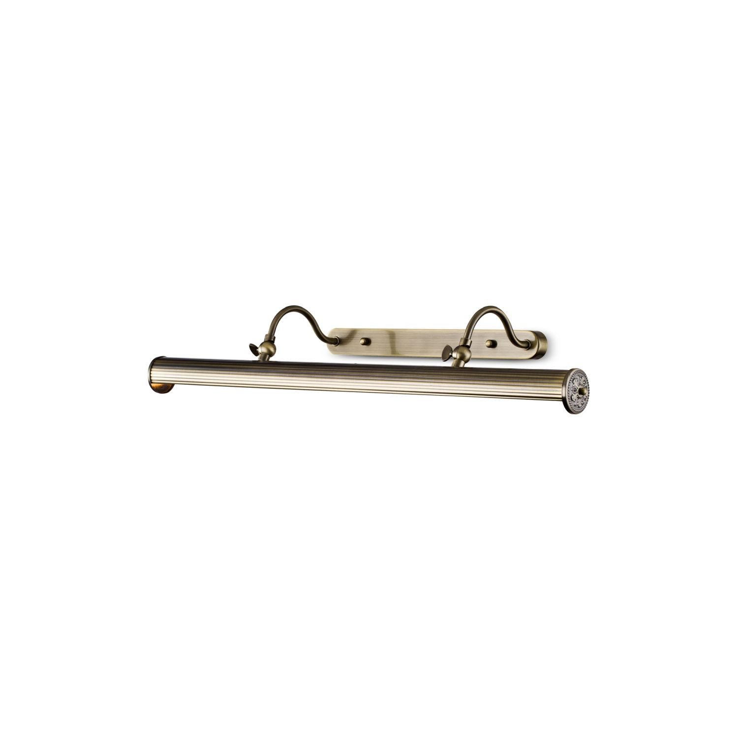 Licht-Erlebnisse Bilderleuchte LEONIE, ohne Leuchtmittel, Wandlampe Metall E14 B: 71,3 cm in Bronze 4-flammig länglich