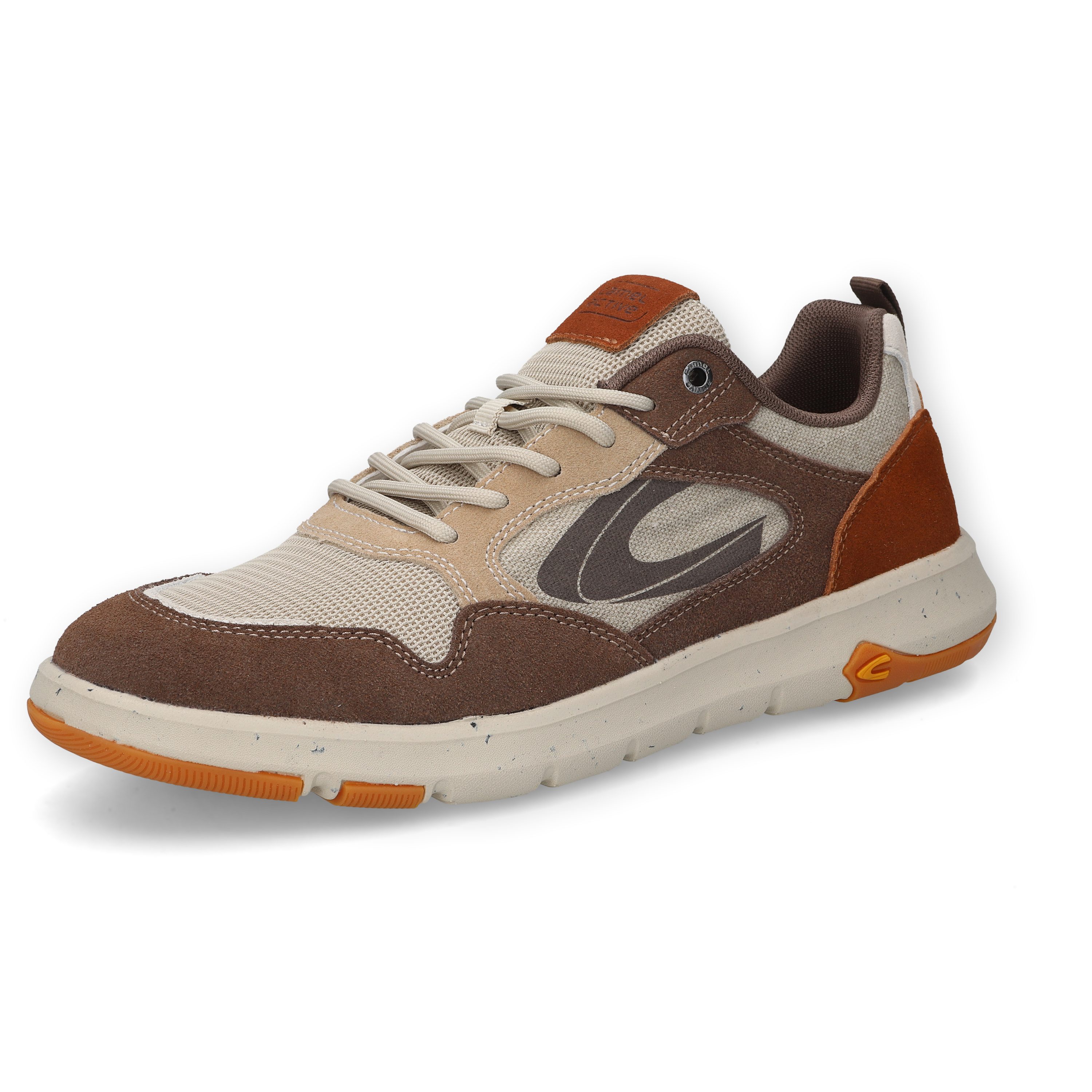 camel active Sneaker Schnürschuh, Halbschuh, Freizeitschuh mit Logo-Aufnäher