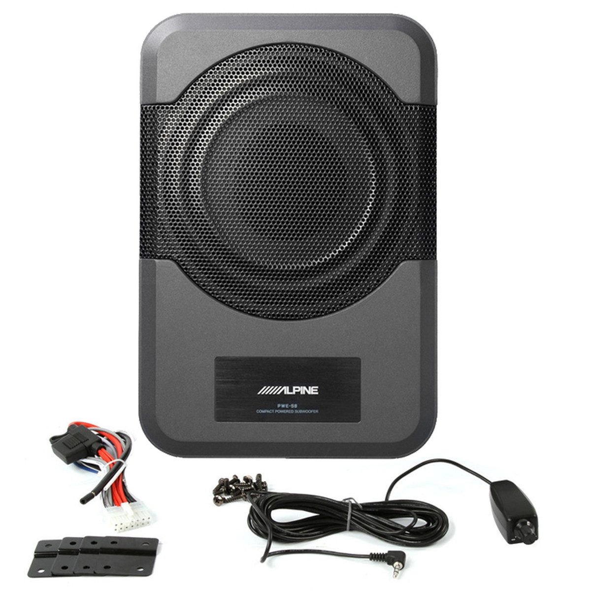 ALPINE PWE-S8 Aktivwoofer 200mm Auto-Subwoofer (120 W, max.: W 20 cm)
