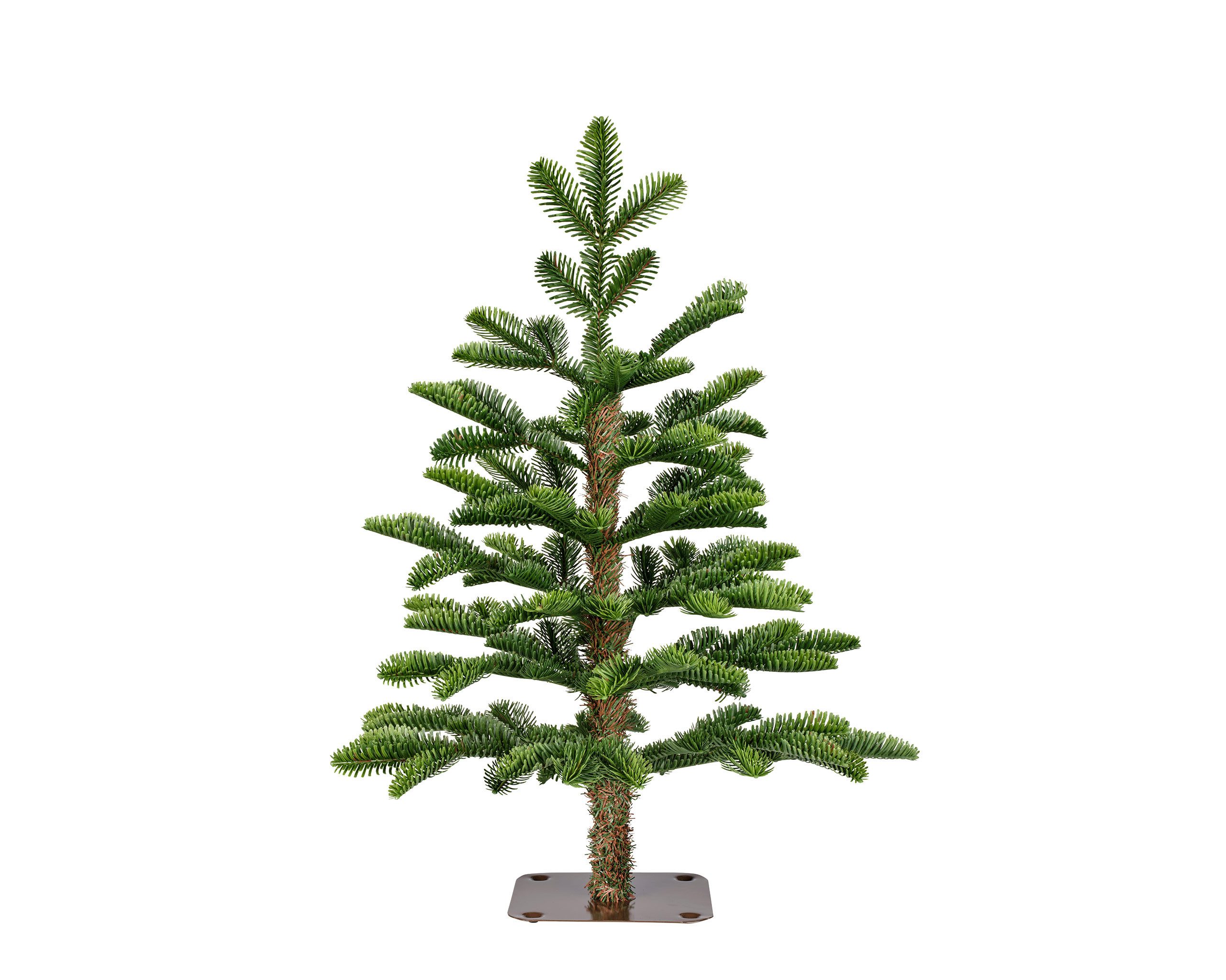 Kaemingk Künstlicher Weihnachtsbaum, Tannenbaum künstlich auf Metallfuß 60cm Grün