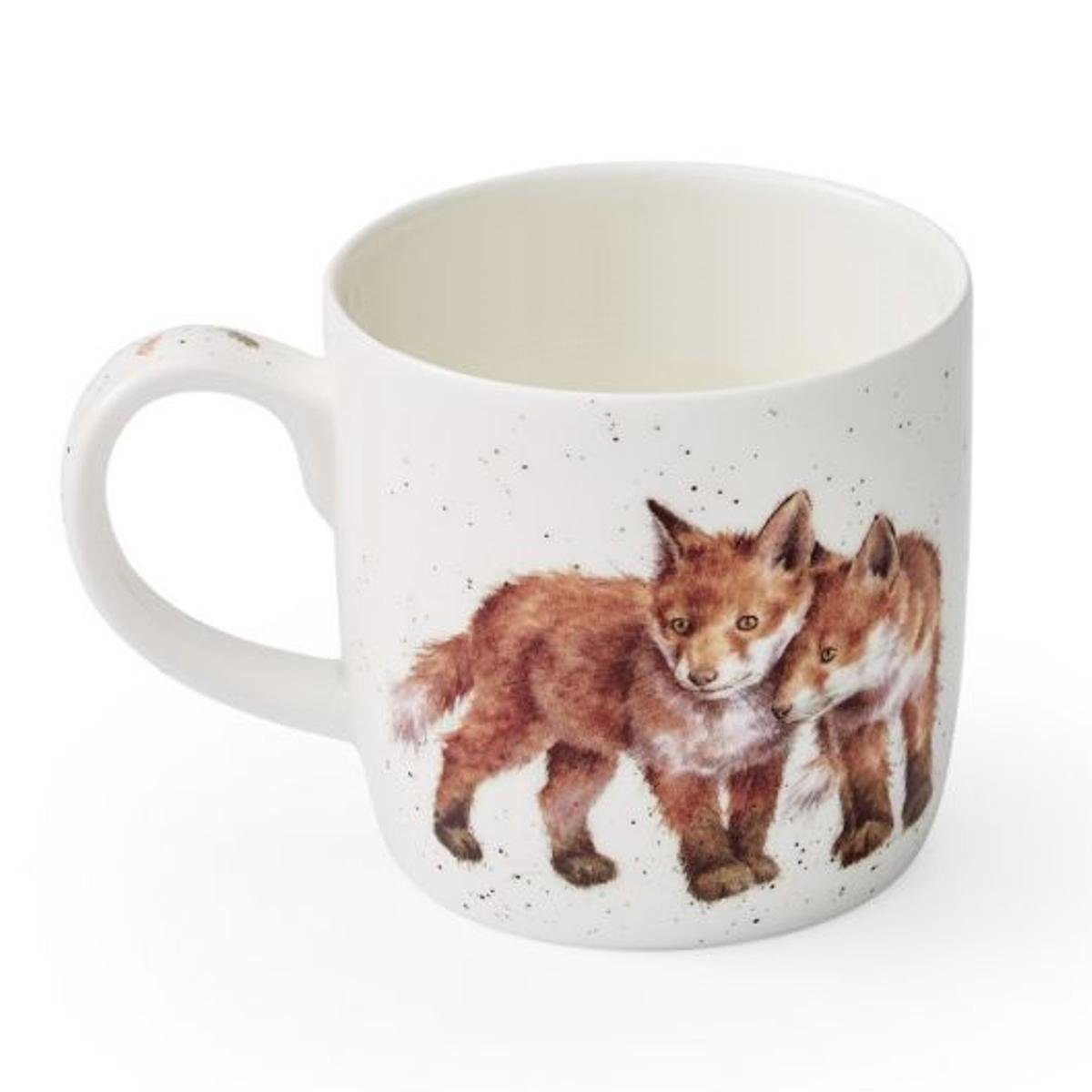 Wrendale Becher Wrendale Designs Porzellan-Becher Fuchs Born to be Wild, Porzellan