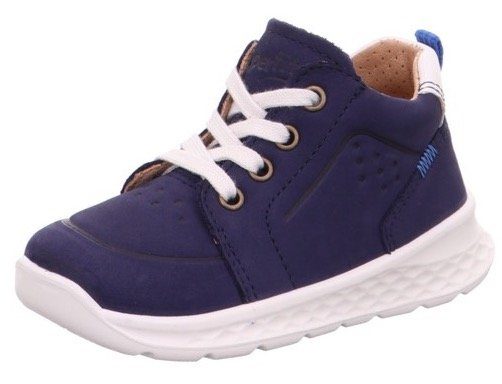 Mittel WMS: blau-hellblau BREEZE Superfit Lederfutter mit weichem Lauflernschuh