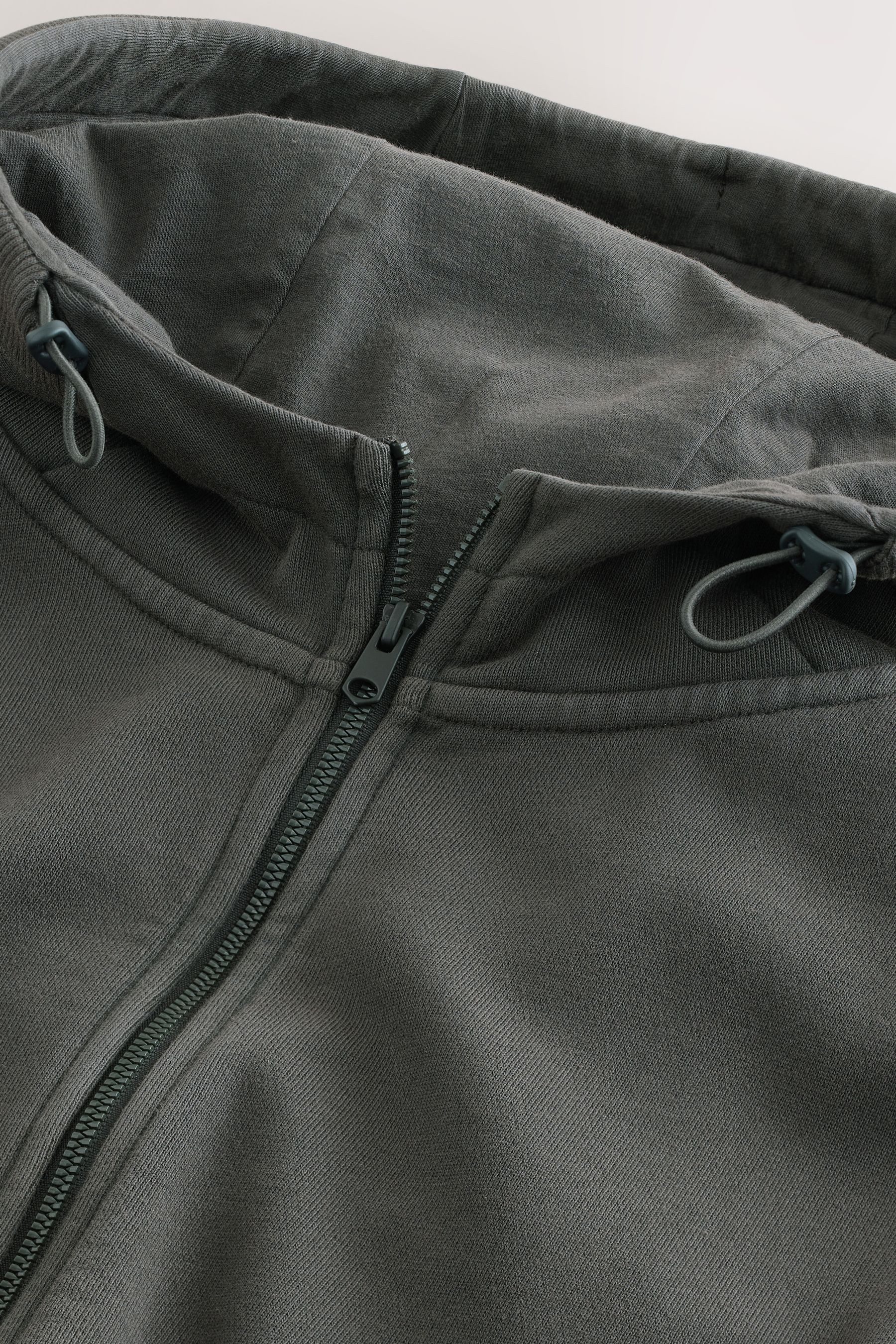 Next Sweater Vorgewaschener RV-Hoodie im Utility-Look (1-tlg)