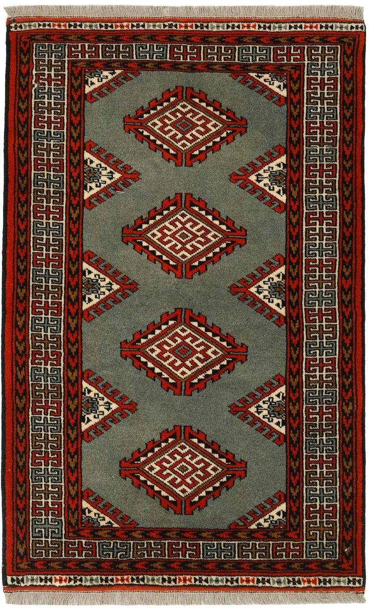 Orientteppich Orientteppich rechteckig, 6 / Trading, Nain Perserteppich, Turkaman 80x126 Handgeknüpfter Höhe: mm