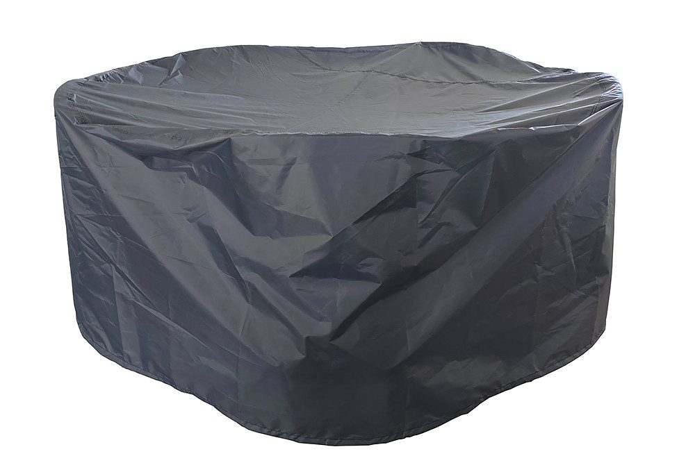 riess-ambiente Gartenmöbel-Schutzhülle PRESTIGE PROTECT 180cm anthrazit · runde Schutzhaube für Möbel (Einzelartikel, 1-St), reißfeste Abdeckung aus witterungsb – Bild 2 von 2