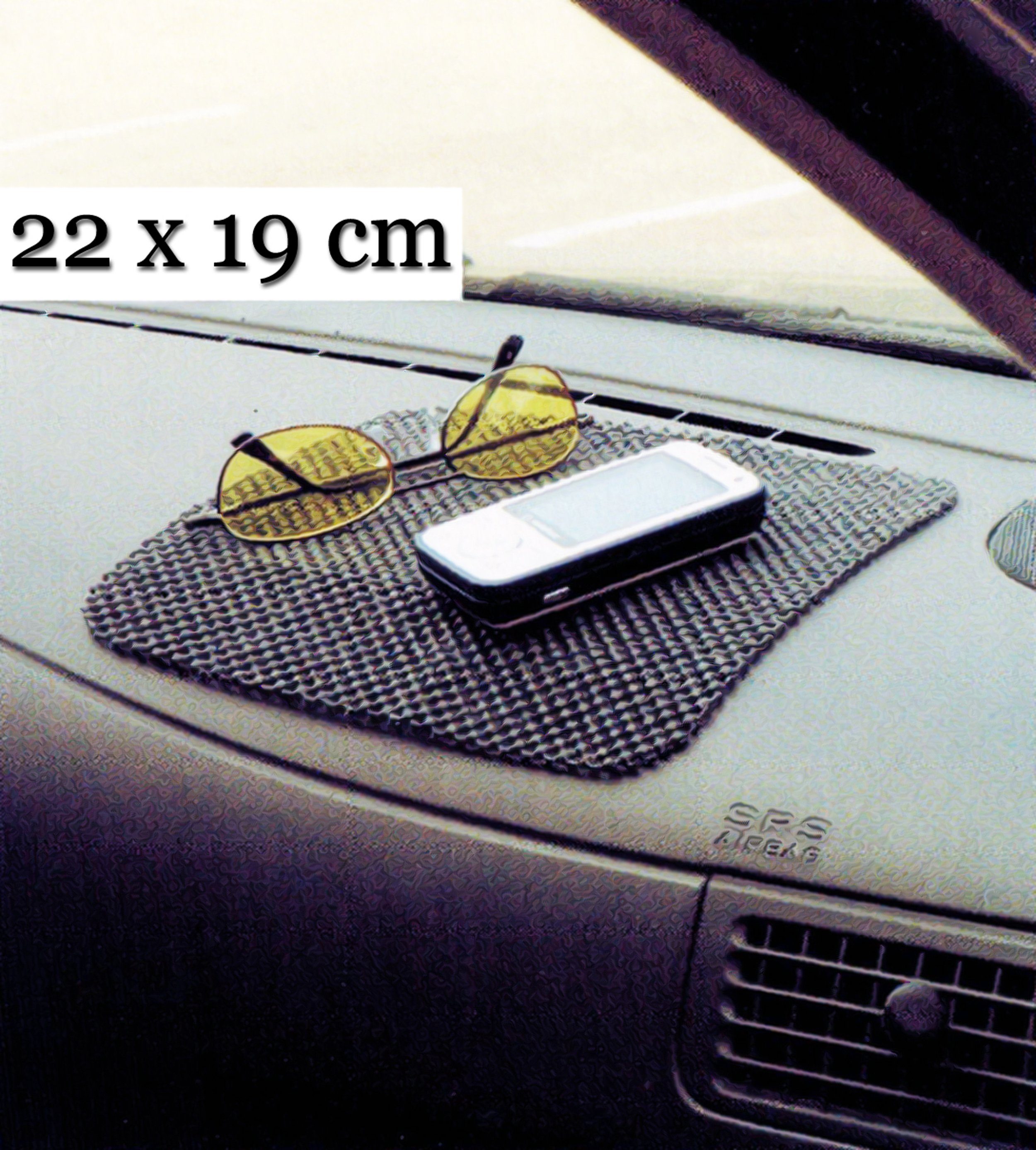 All Ride Antirutschmatte ANTIRUTSCHMATTE 22x19cm Haftmatte Rutschmatte Haft-Pad 42, Handy Halter Auto KFZ