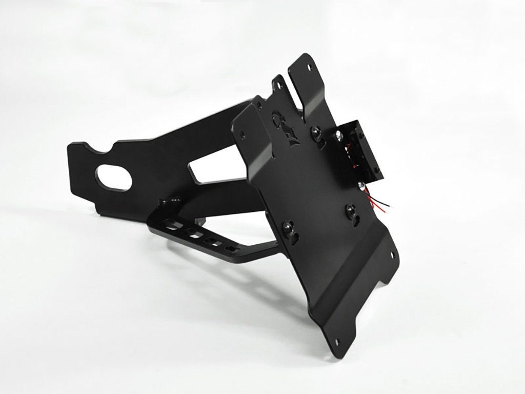ZIEGER Kennzeichenhalter seitlich Kennzeichenhalter kompatibel mit Harley Davidson Sportster 88