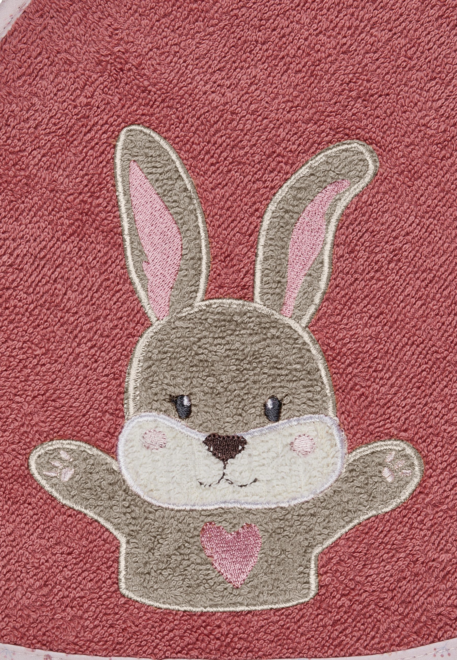 Sterntaler® Badetücher Sterntaler® Kapuzenbadetuch 80x80 cm Hanni, 100 % Baumwolle (1-St)