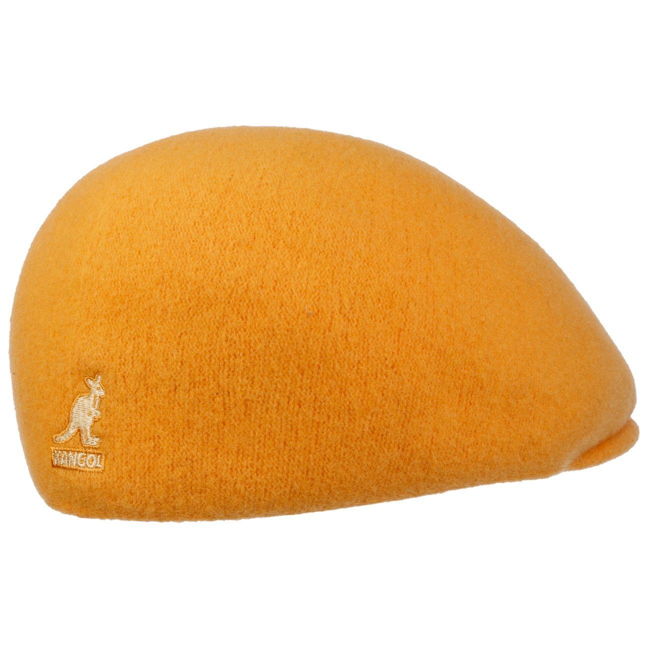 Kangol Flat Cap (1-St) Schirm Schiebermütze mit apricot