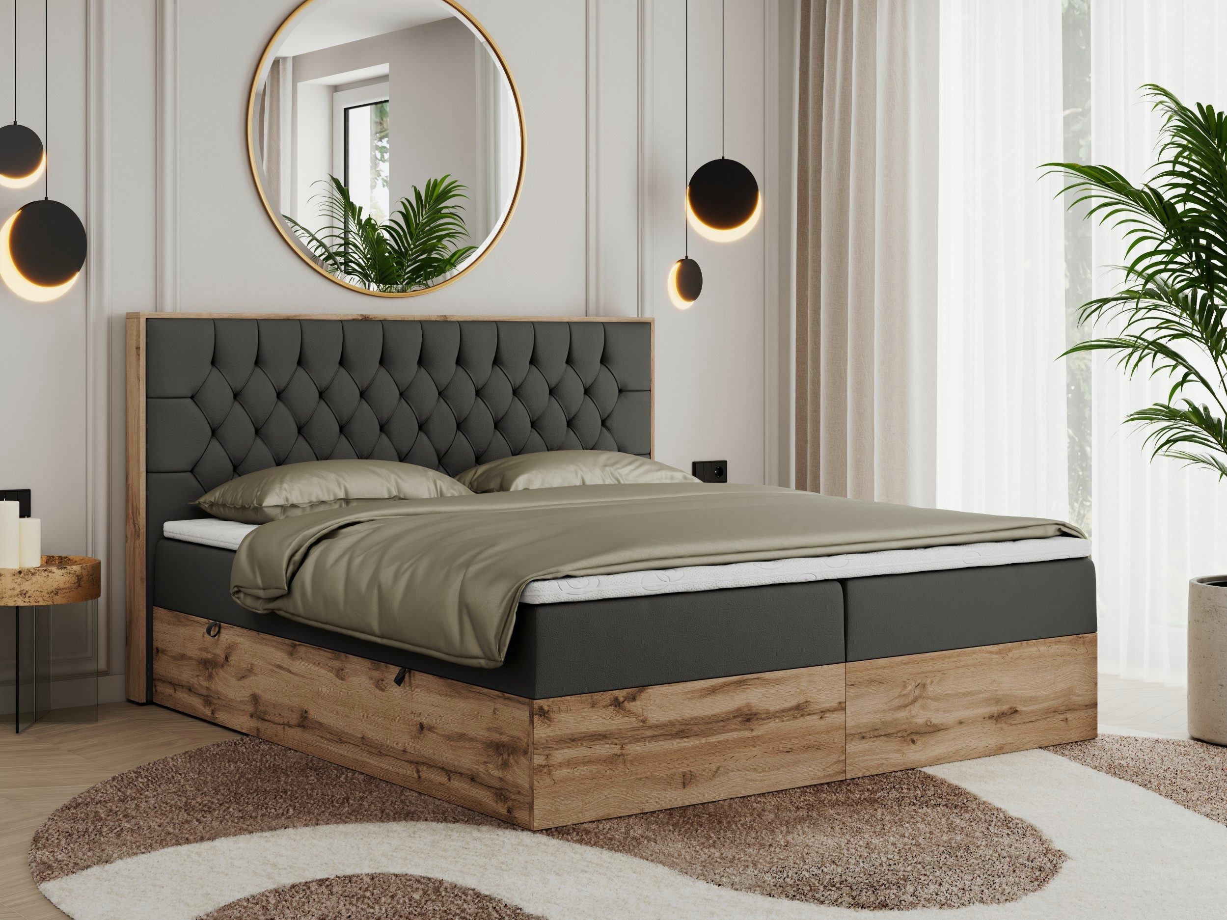 MKS MÖBEL Boxspringbett AMORE (Packung, Set, günstig online kaufen