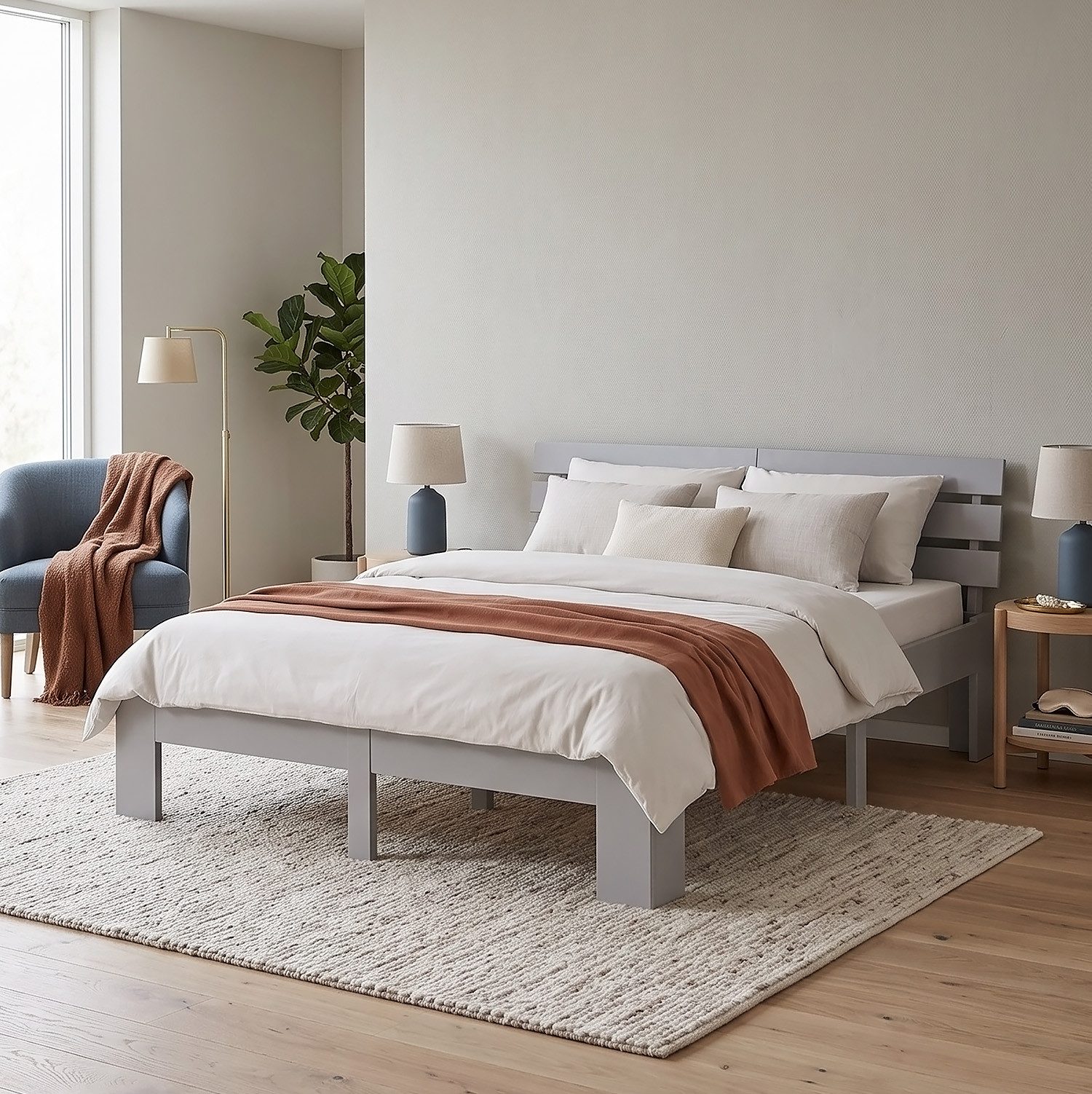 Homestyle4u Holzbett 90x200 140x200 160x200 180x200 mit / ohne Matratze Bettkasten (Set, mit Lattenrost, 1x Federkernmatratze H3 mit OEKO-TEX® Standard 100), 180x200, Kiefer, Weiß, schlicht