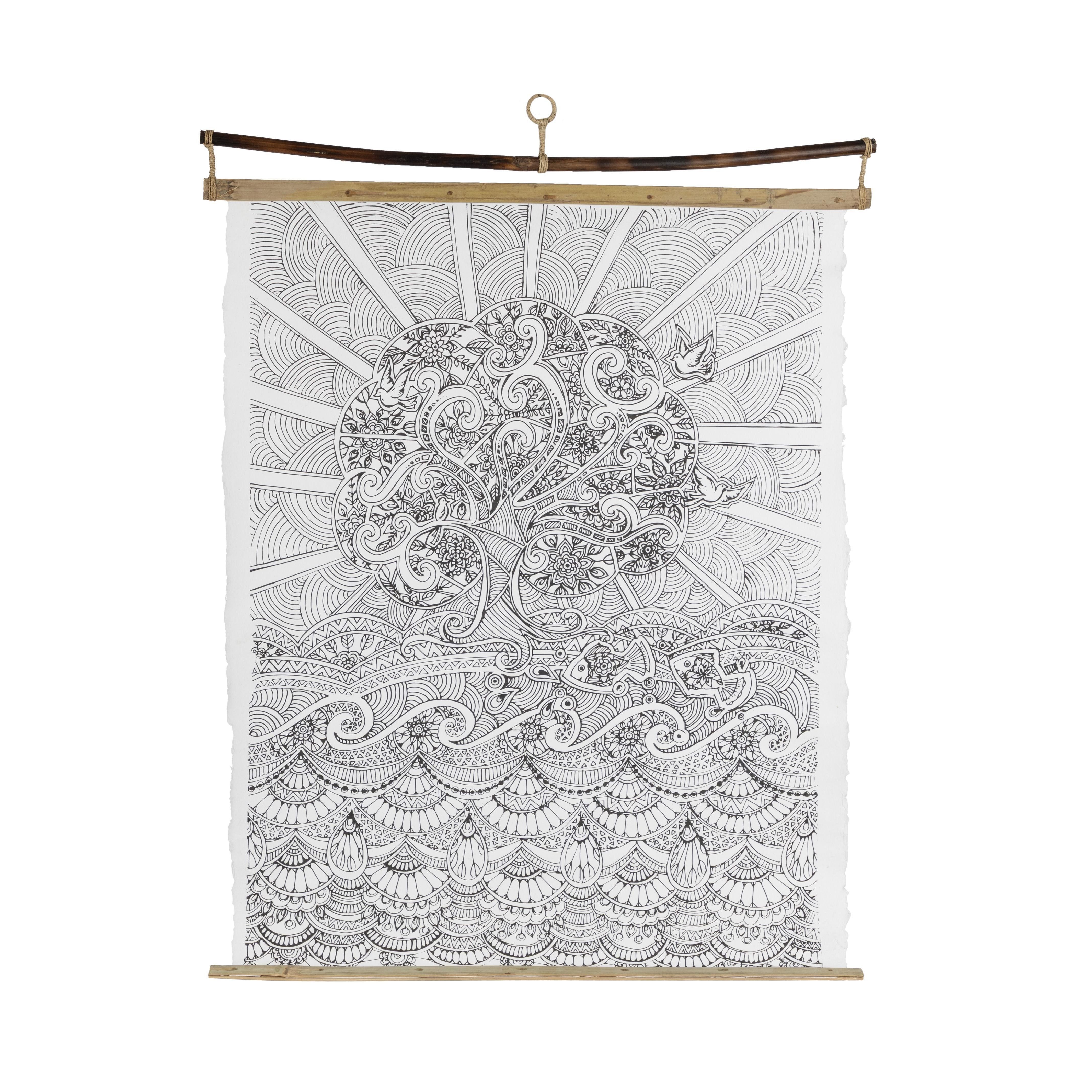 El Puente Osterfigur Wandposter "Nature" zum Ausmalen, Handmade, Handmade
