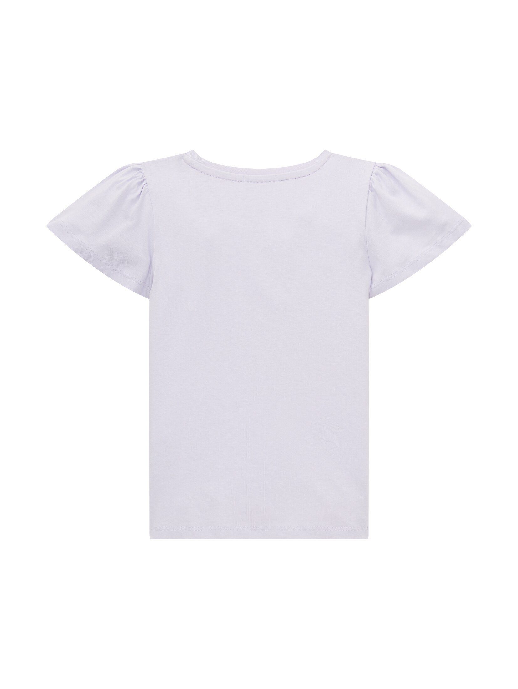 TOM TAILOR Langarmshirt T-Shirt mit Wendepailletten light lavender