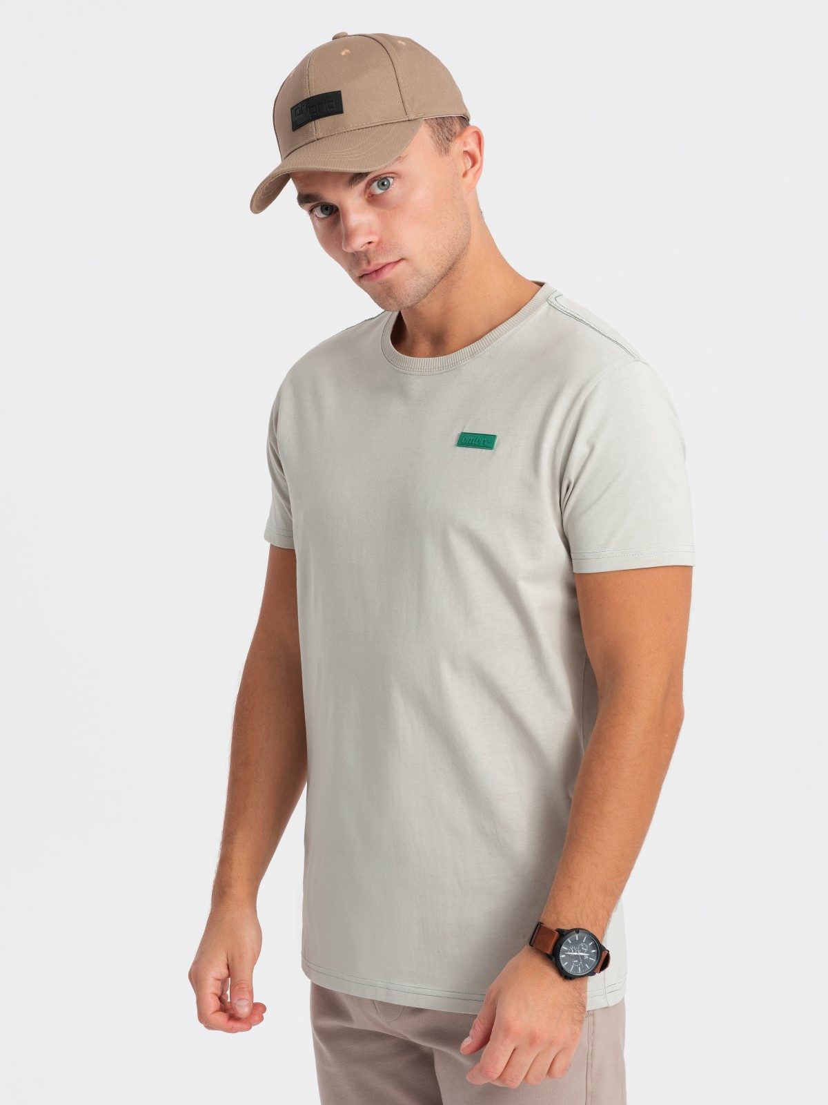 OMBRE T-Shirt Herren-T-Shirt aus Baumwolle mit günstig online kaufen