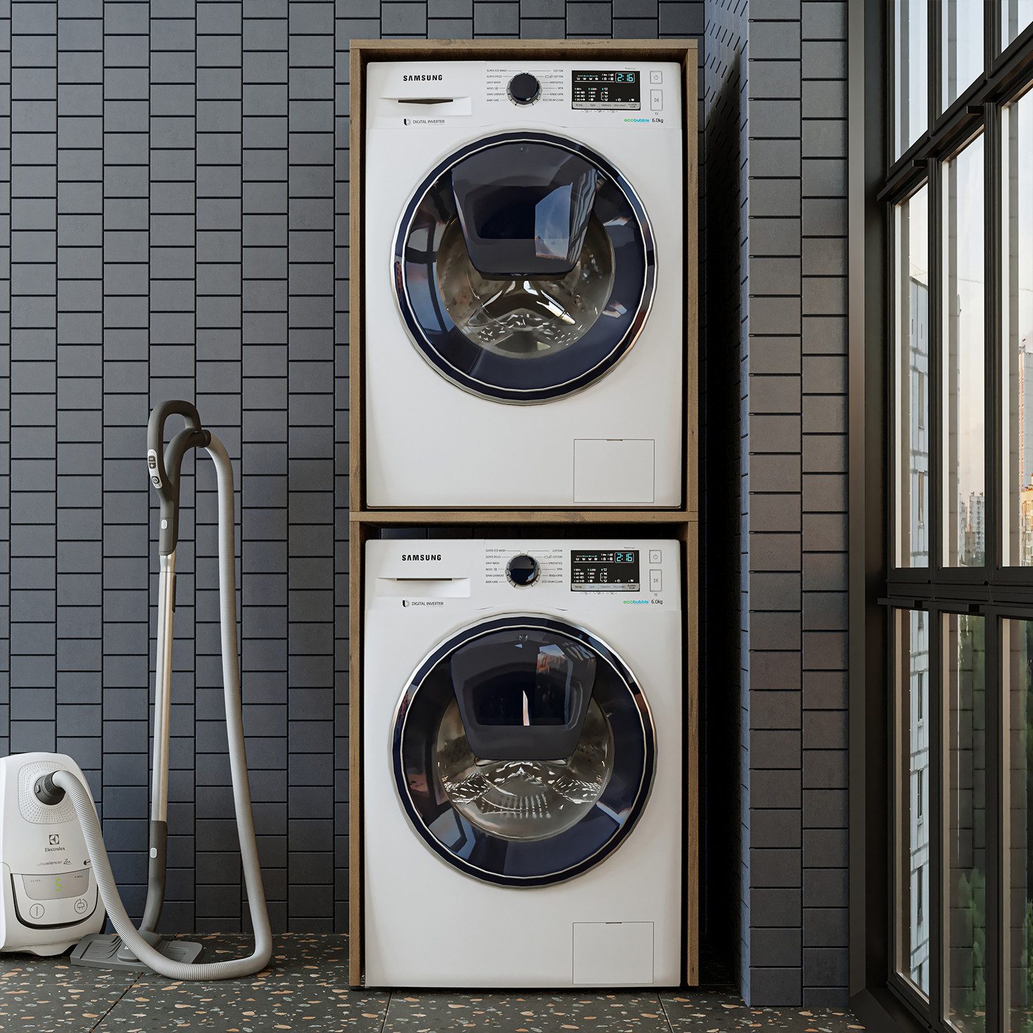 Roomart Waschmaschinenumbauschrank (Waschmaschinenschrank für Trockner und günstig online kaufen