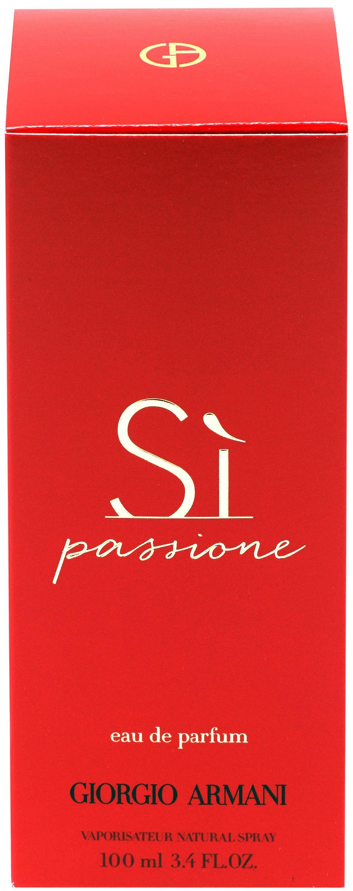 Giorgio Armani Eau de Parfum SÍ PASSIONE, EDP mit blumiger Herznote