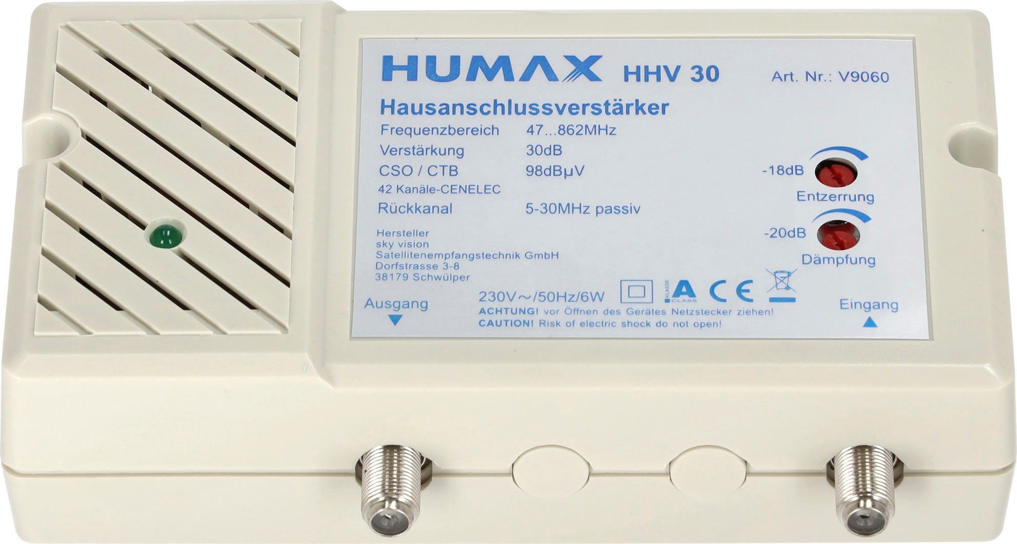 Humax Leistungsverstärker HHV 30