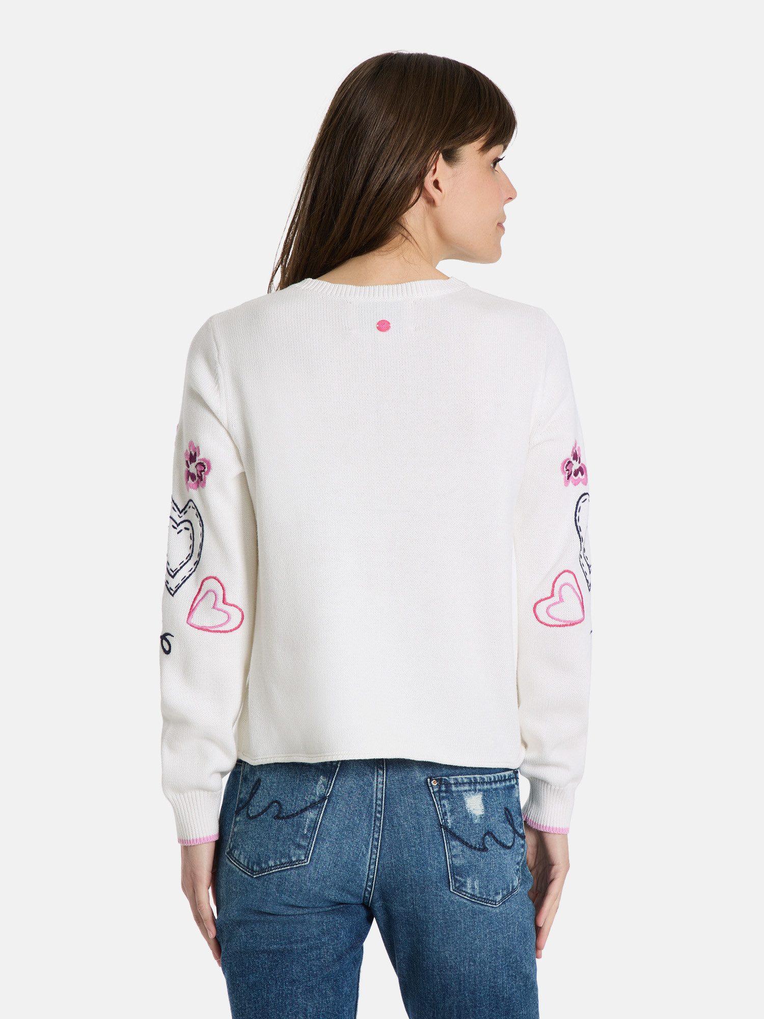 Lieblingsstück Strickpullover DoritaL mit verspielten Stickereien günstig online kaufen