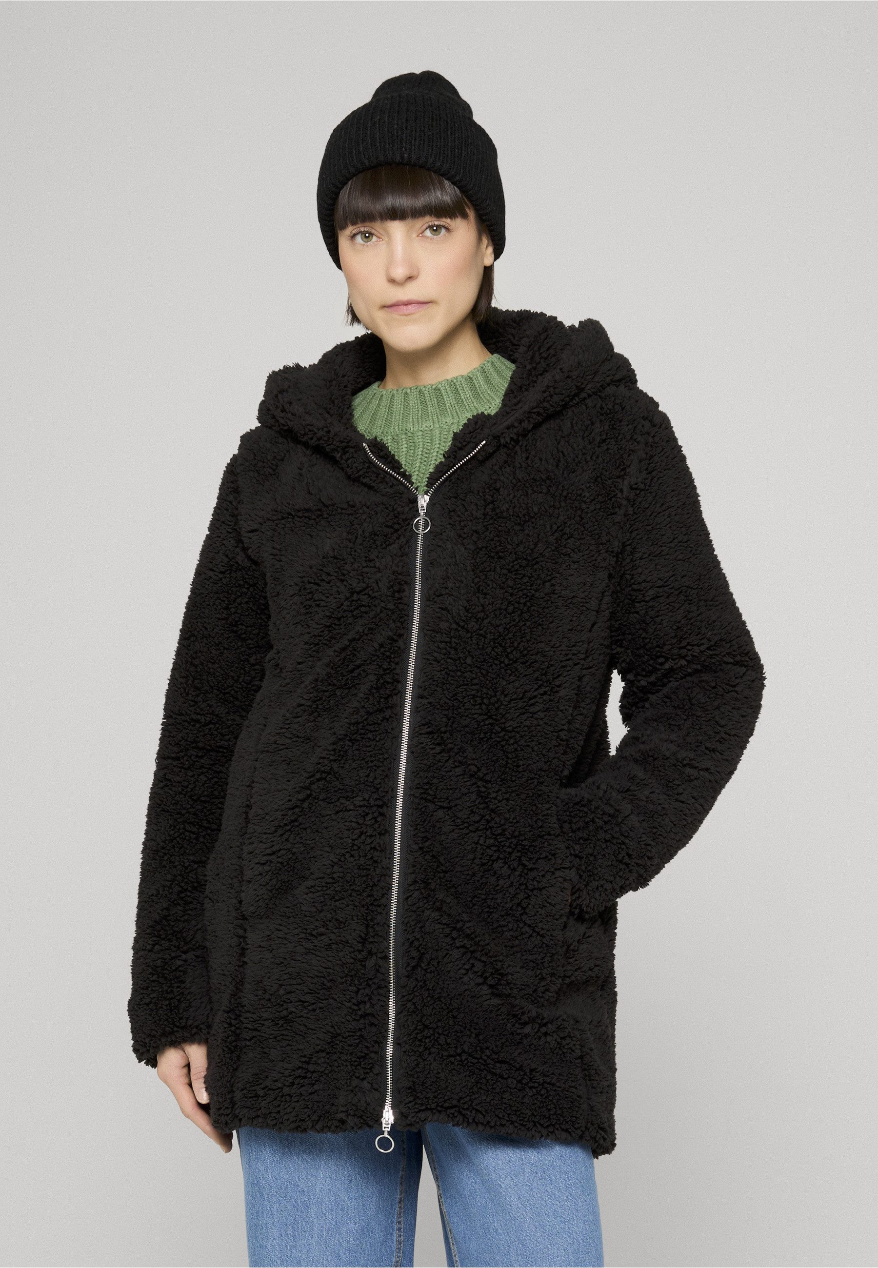 URBAN CLASSICS Allwetterjacke Urban Classics Damen Ladies Sherpa Jacket (1-St)
