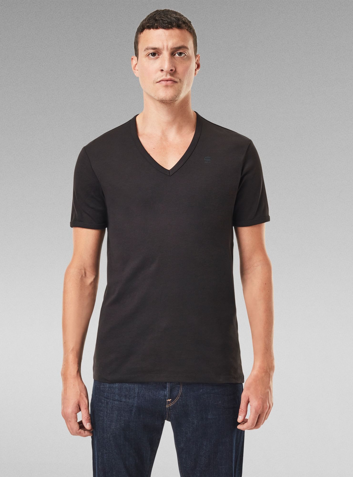 G-STAR T-Shirt Basic V-Neck T-Shirt 2-Pack günstig online kaufen