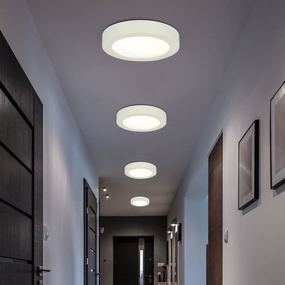 Wohn Panel verbaut, Panel, Warmweiß, Leuchte Flur LED fest Zimmer etc-shop Decken Aufbau LED-Leuchtmittel Schlaf Beleuchtung LED