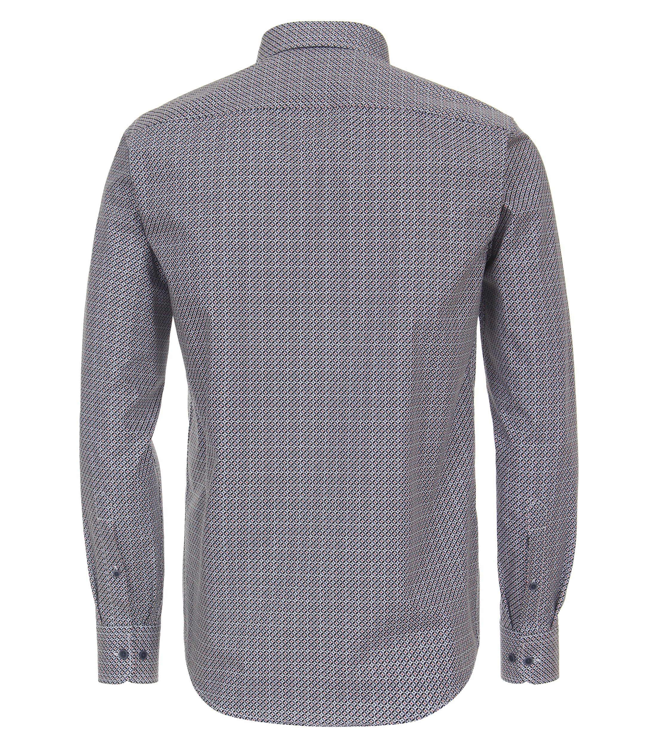 CASAMODA Langarmhemd CASAMODA Freizeithemd "Green"-Kollektion Print
