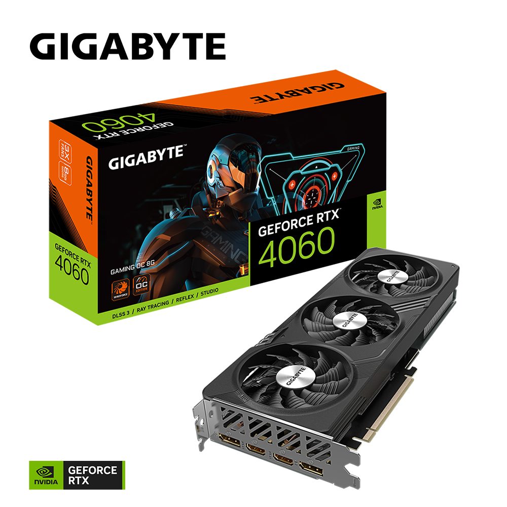 (8 GAMING GB, OC 4060 Grafikkarte GeForce Gigabyte 8G RTX GDDR6)