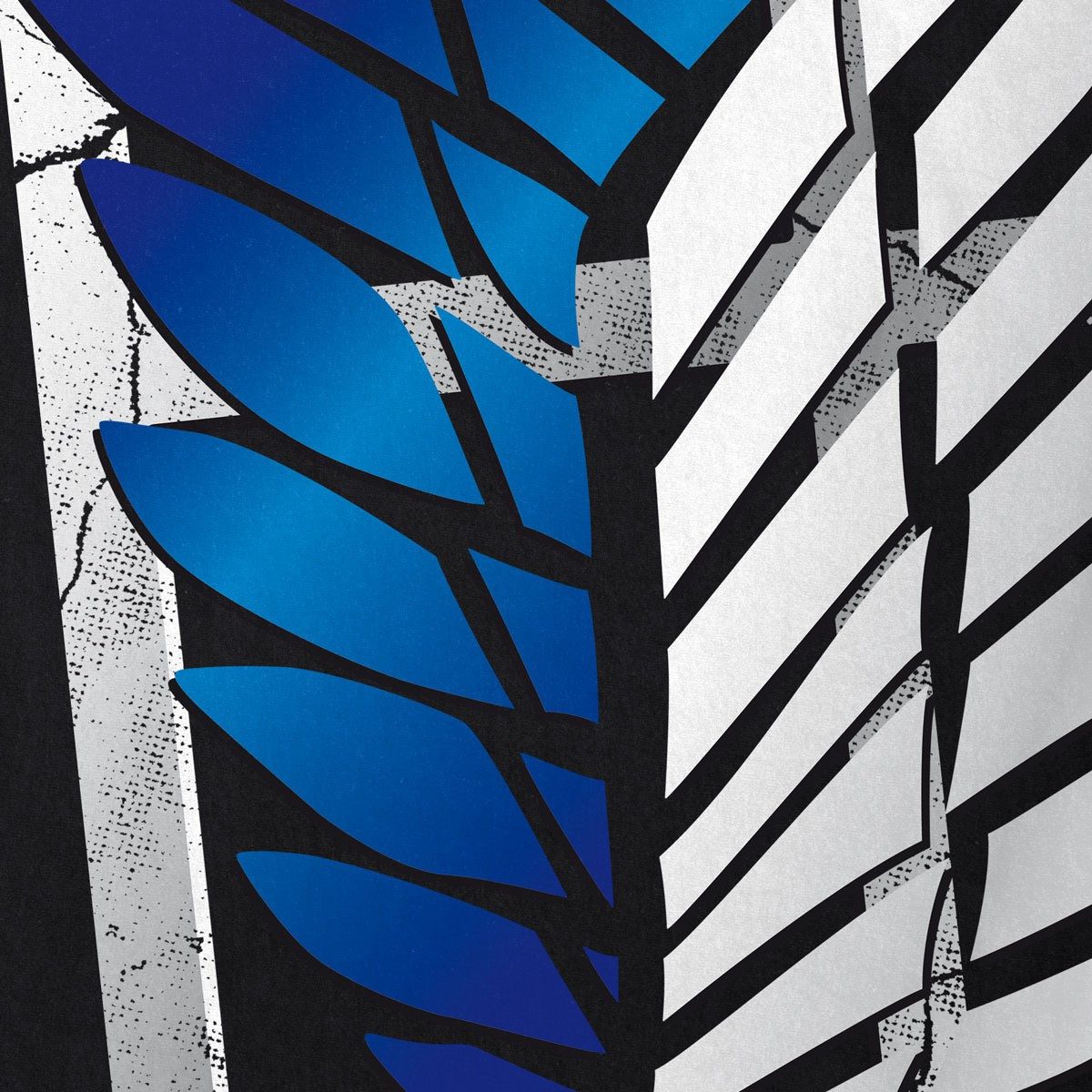 style3 T-Shirt Aufklärungstruppe Titan Emblem Riesen Attack on AoT Eren Wap günstig online kaufen