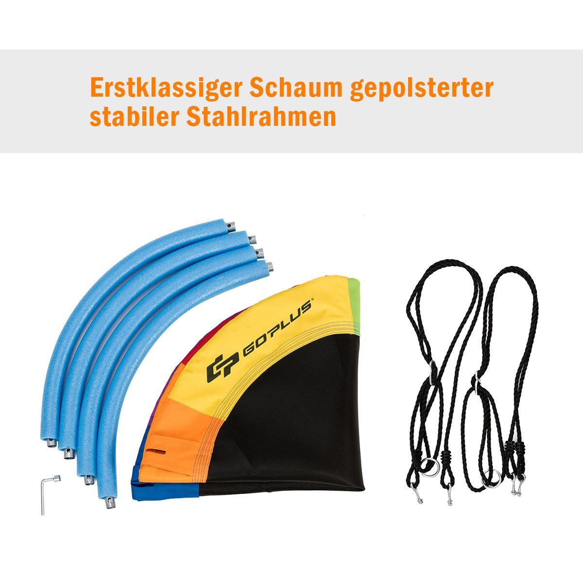 COSTWAY Nestschaukel Tellerschaukel Hängeschaukel, φ 100cm, günstig online kaufen