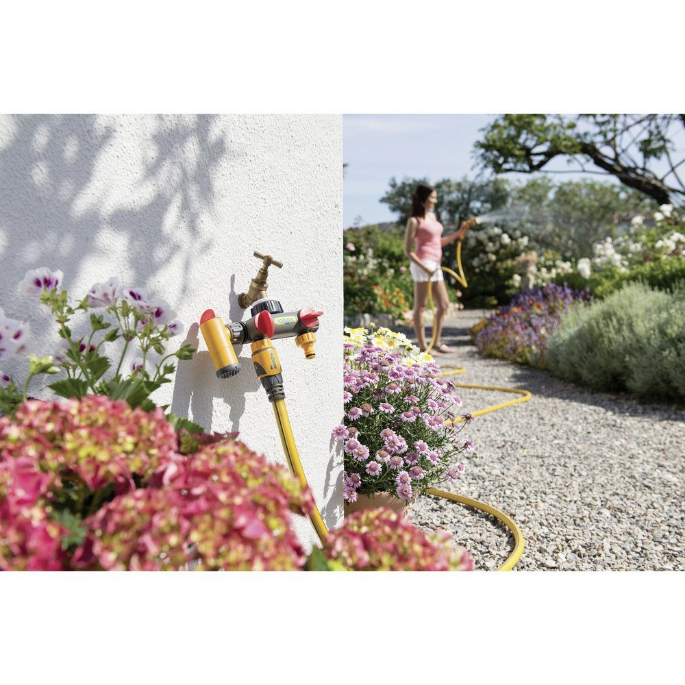 Hozelock Fontänenaufsatz Hozelock 2250 0000 FLOWMAX ™ 2-Wege-Verteiler 12 - 15 mm (1/2) Ø mit