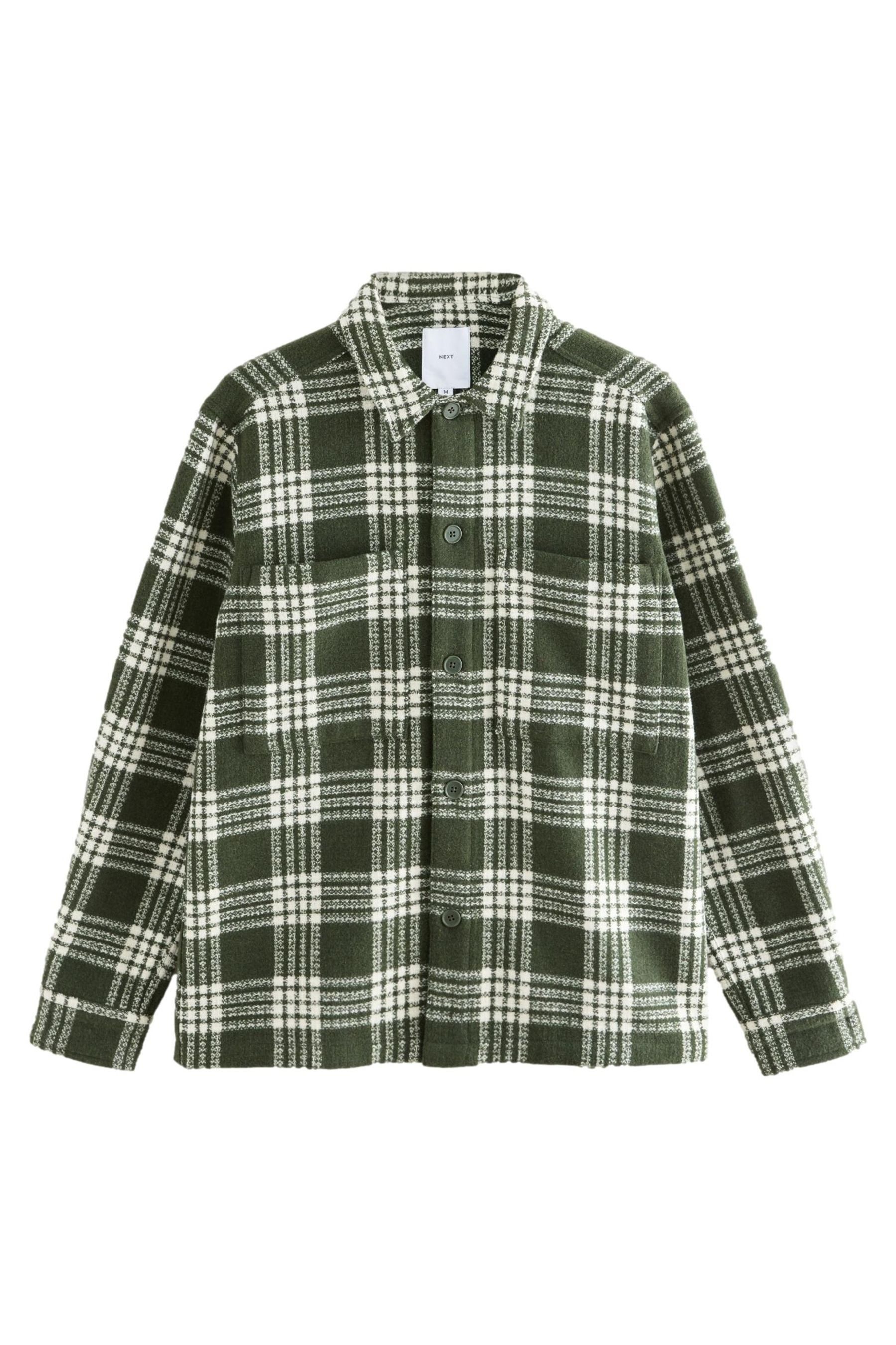 Next Hemdjacke Hemdjacke aus Twill mit Karomuster (1-St)