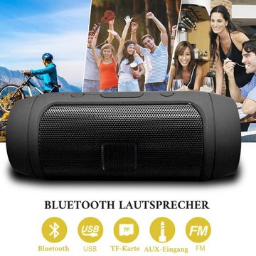 GelldG Bluetooth Lautsprecher Musikbox Tragbarer Bluetooth Box Kabelloser Lautsprecher