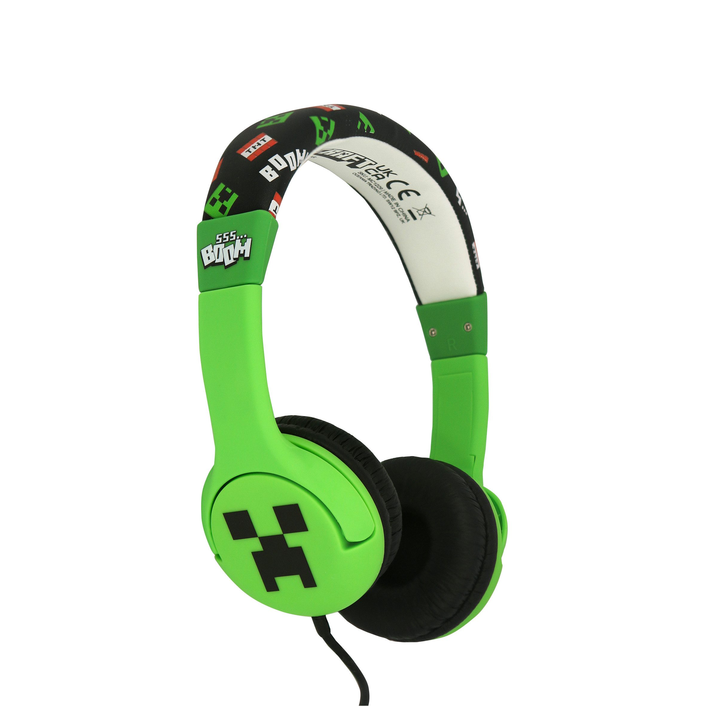 OTL Minecraft Creeper Kopfhörer für Kinder Kinder-Kopfhörer (kindgerechte Lautstärkebegrenzung)