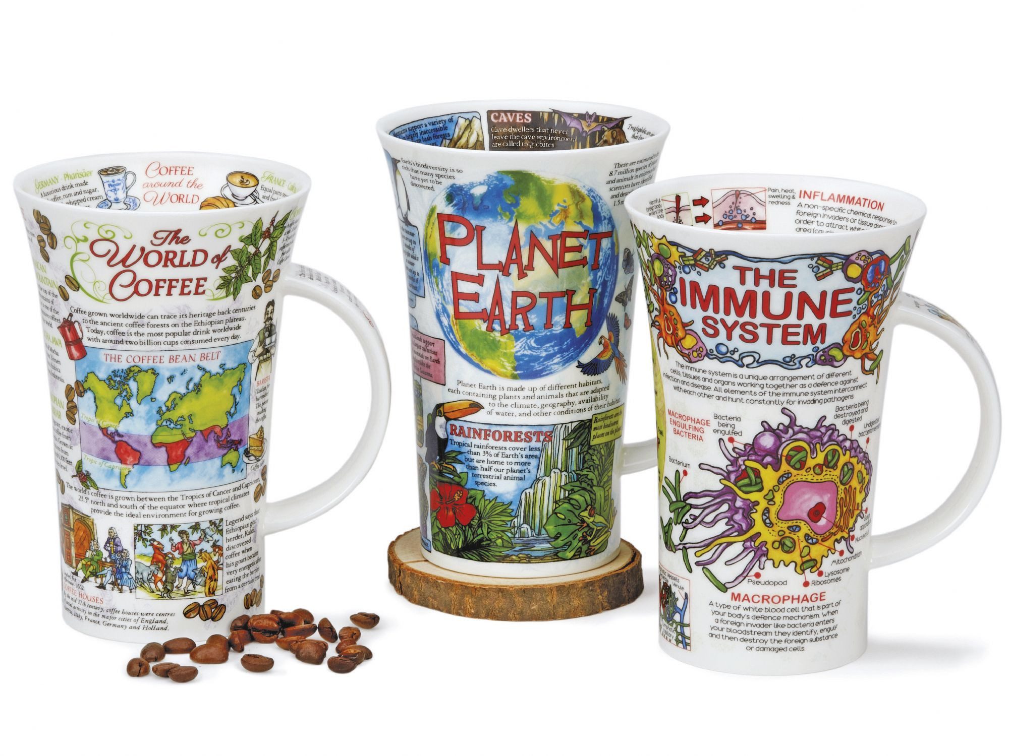 formano Tasse Dunoon Glencoe, Porzellan, Spülmaschinengeeignet, Mehrfarbig, Erde, H: 15.5cm