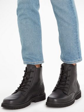 Calvin Klein Jeans EVA MID LACEUP BOOT LTH Schnürstiefelette mit Profilsohle