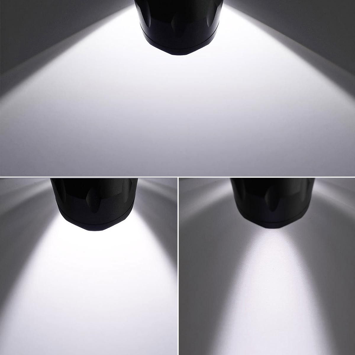 ChiliTec LED Taschenlampe LED Akku-Taschenlampe "CTL20 Zoom" 20W 1600lm