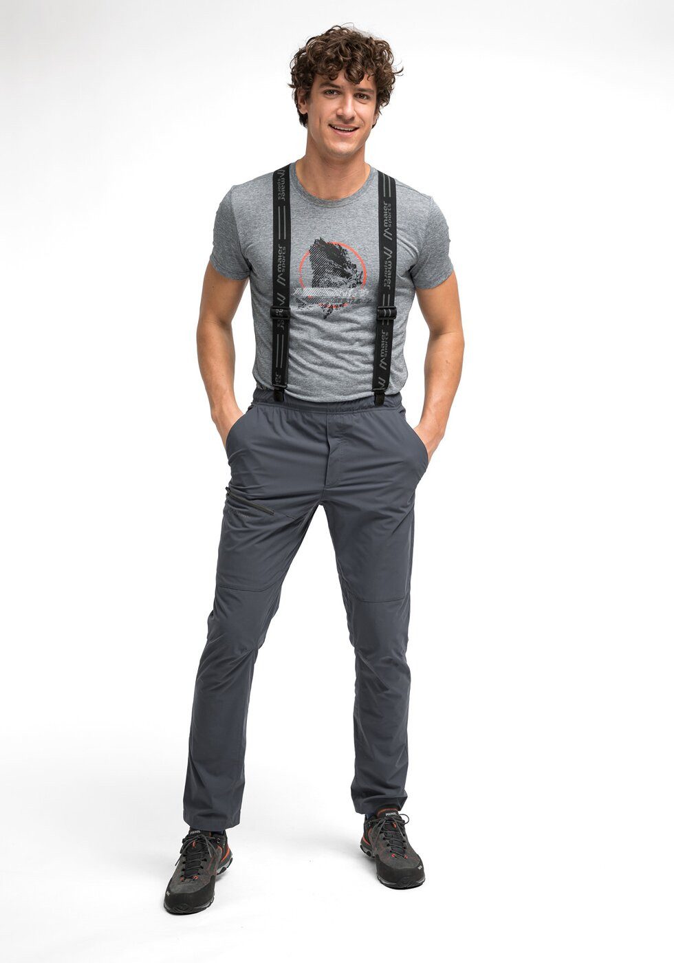 Maier Sports Hosenträger Suspender Hosentraeger 900 black günstig online kaufen