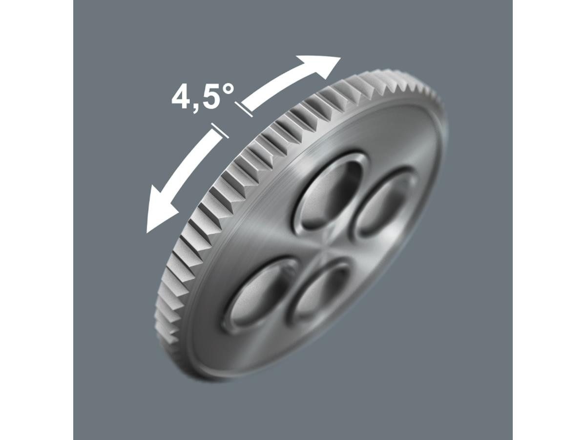 Wera Schraubendreher Kraftform Kompakt 400 RA SHK, (Set, 19-teilig), Umschalthebel für Richtungswechsel, 1/4" Außensechskantantrieb