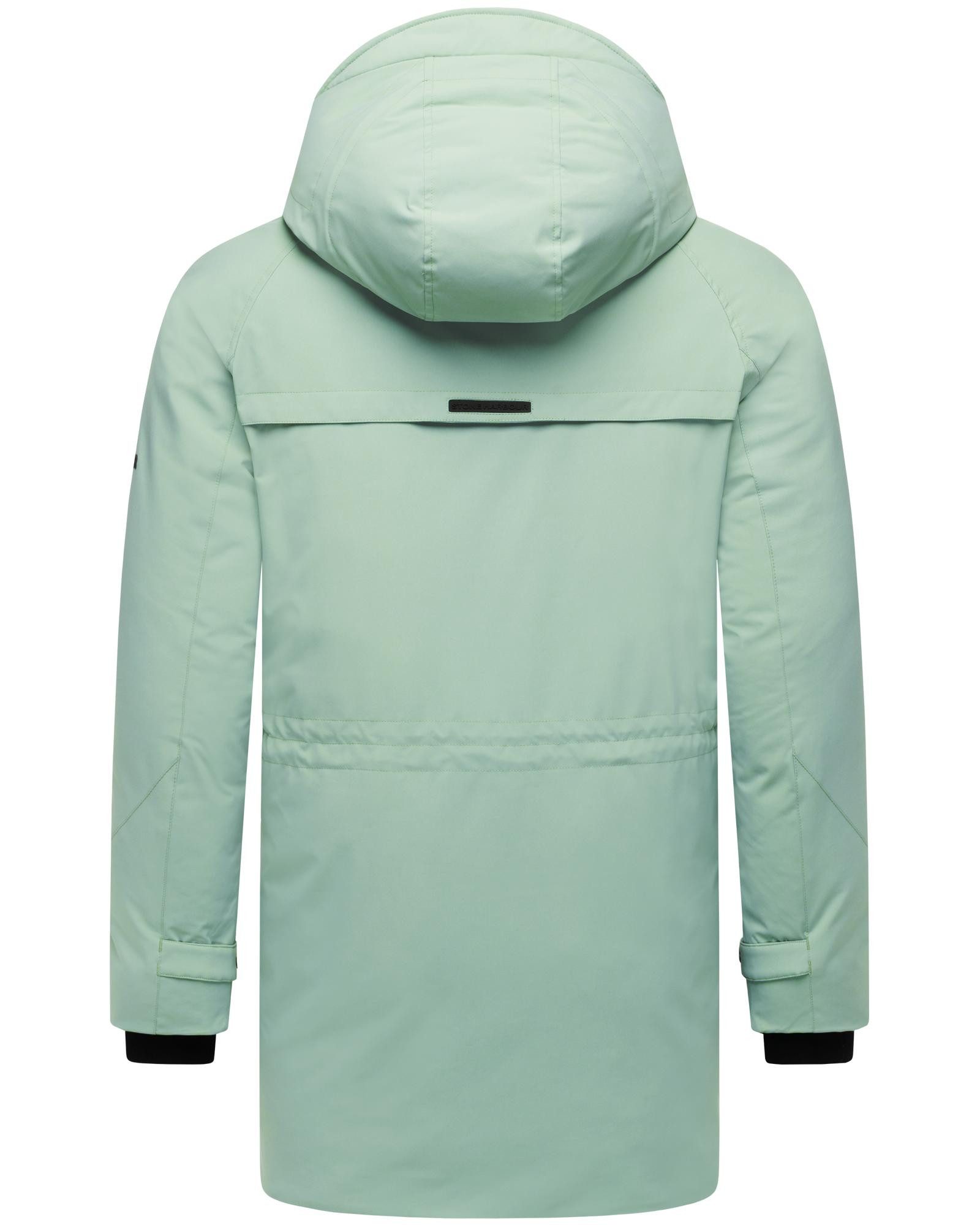 Stone Harbour Wintermantel Emriis XX Warmer Herren Mantel mit Magnet-Knöpfen