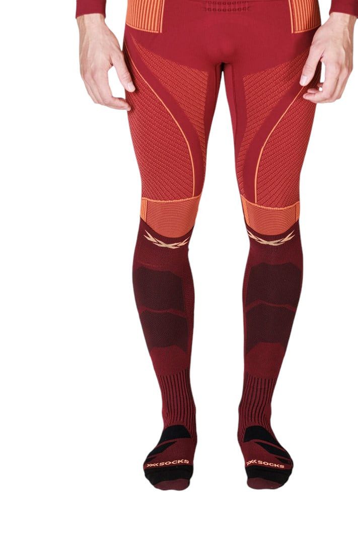X-Socks Skisocken Ski Perform OTC dunkelrot Herren - 1 Paar