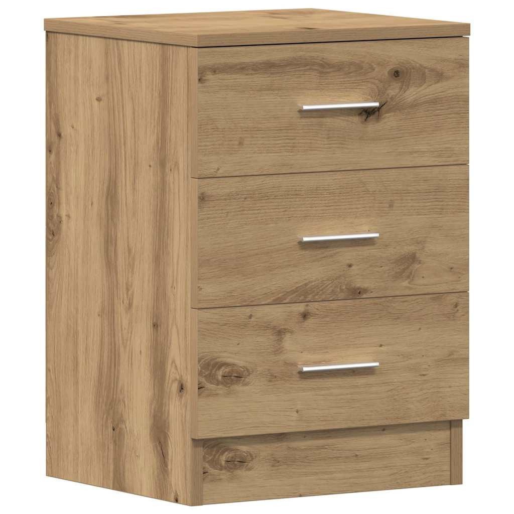 vidaXL Nachttisch, Nachttisch Artisan-Eiche 38x35x55 cm günstig online kaufen