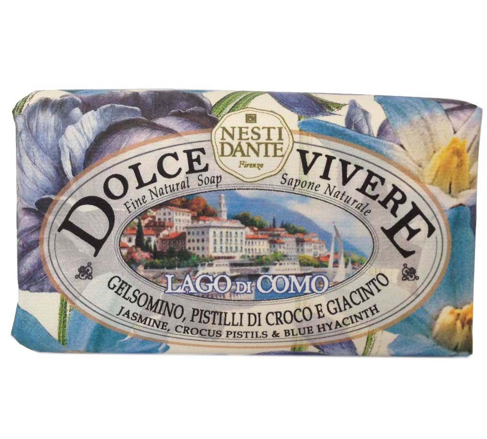 Nesti Dante Handseife LAGO DI COMO 250 g, Hand -und Körperseife mit feinem Duft 250 g