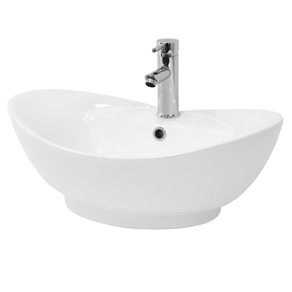 LuxeBath Waschbecken Aufsatzwaschbecken aus Keramik für günstig online kaufen