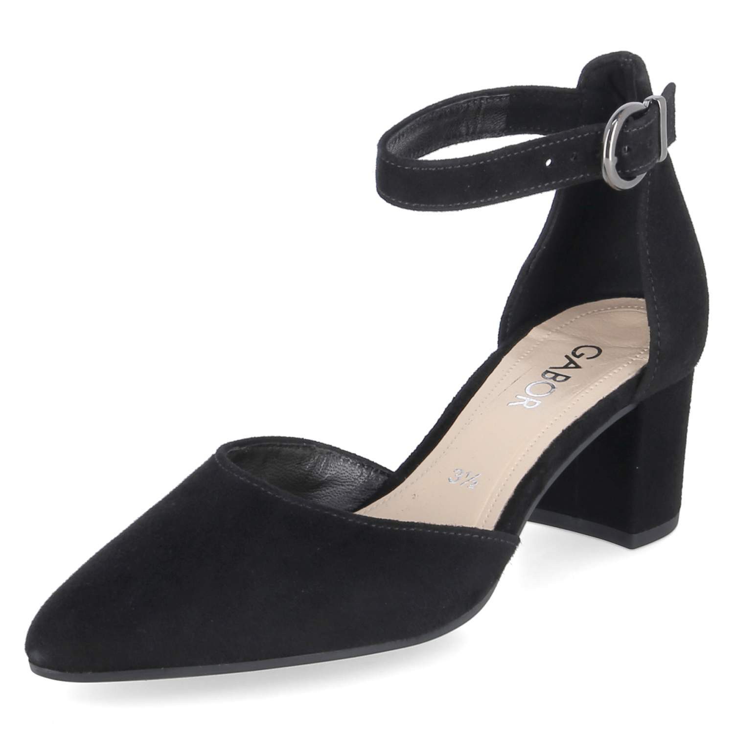 Gabor Gabor 81.340.17 Damen Rauleder schwarz Keilpumps günstig online kaufen