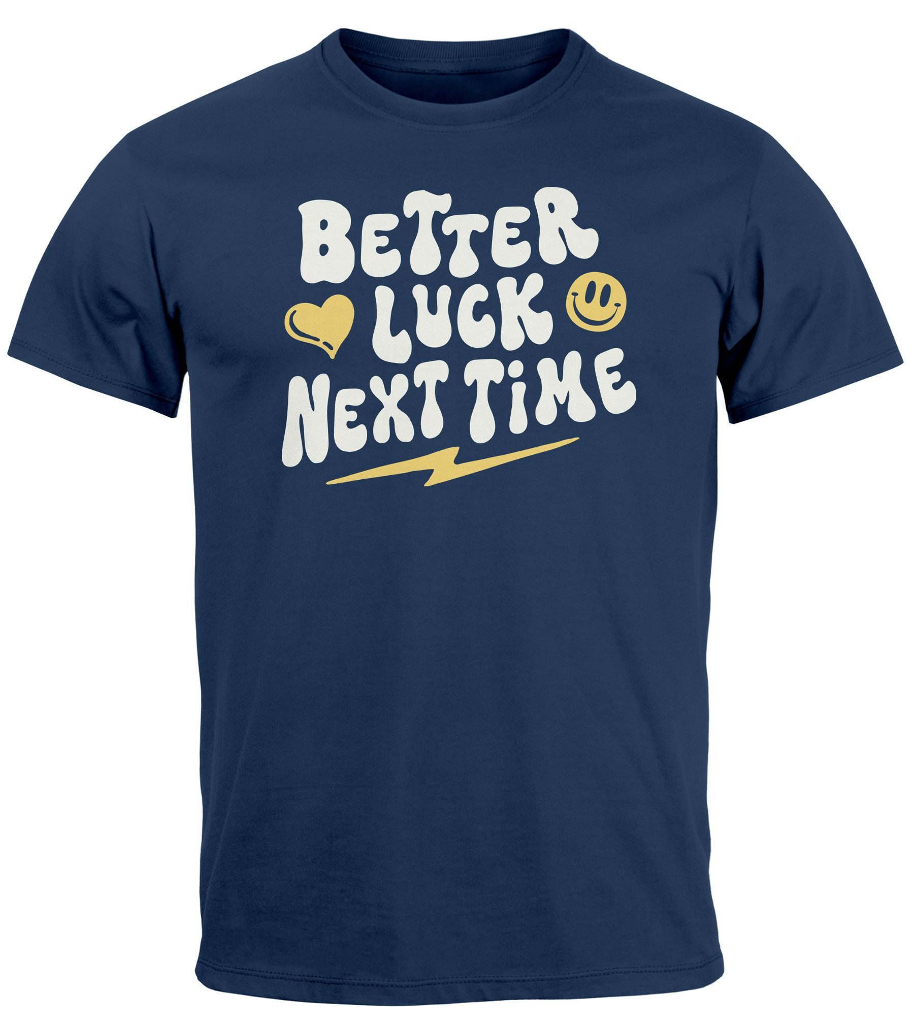 Neverless Print-Shirt Herren T-Shirt Spruch Better günstig online kaufen