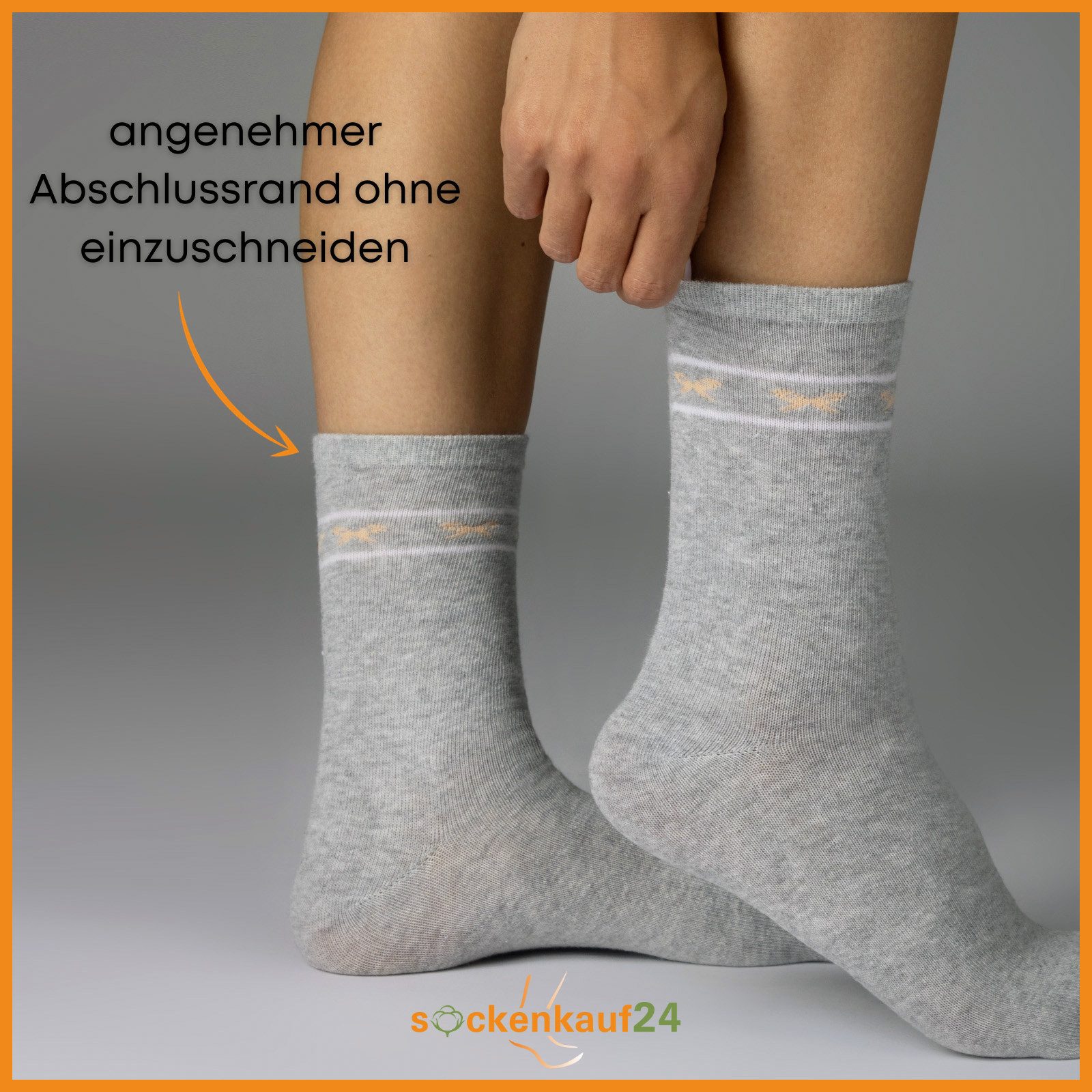 sockenkauf24 Basicsocken 10 Paar Damen Socken Mehrfarbig Streifen Punkte (34911/2, 35-38) Herzen Maritim Baumwolle