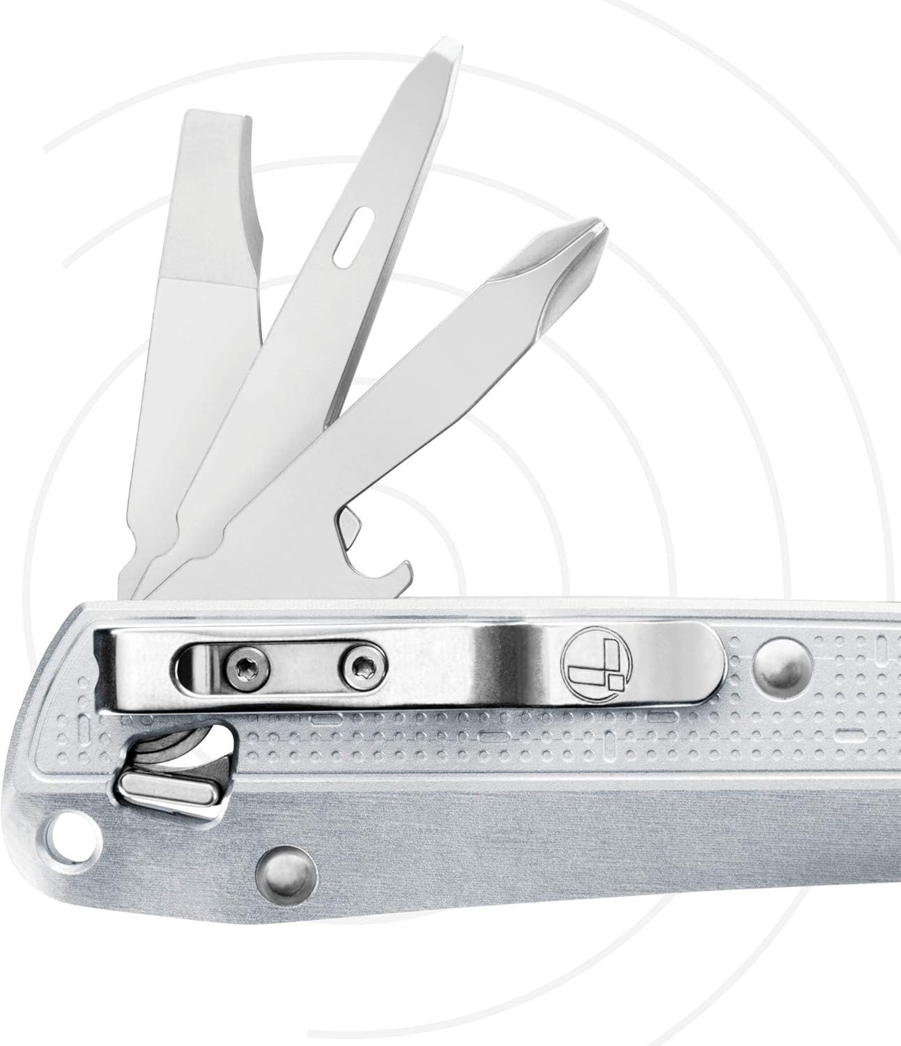 Leatherman Taschenmesser Leatherman Free K2x Multi-Tool - 8-in-1 mit Taschenclip