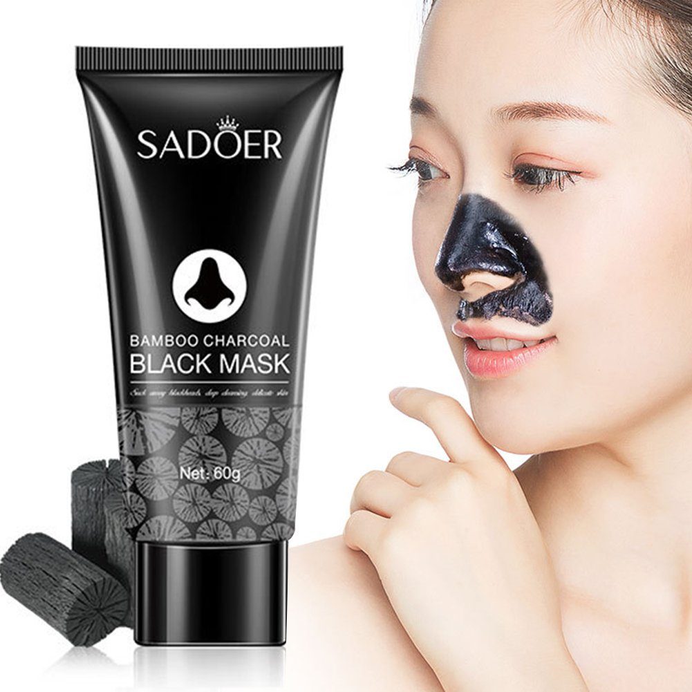 SCRTD Gesichtsmasken-Set Off Black MaskMitesser Maske, Entfernt Mitesser für Gegen Mitesser