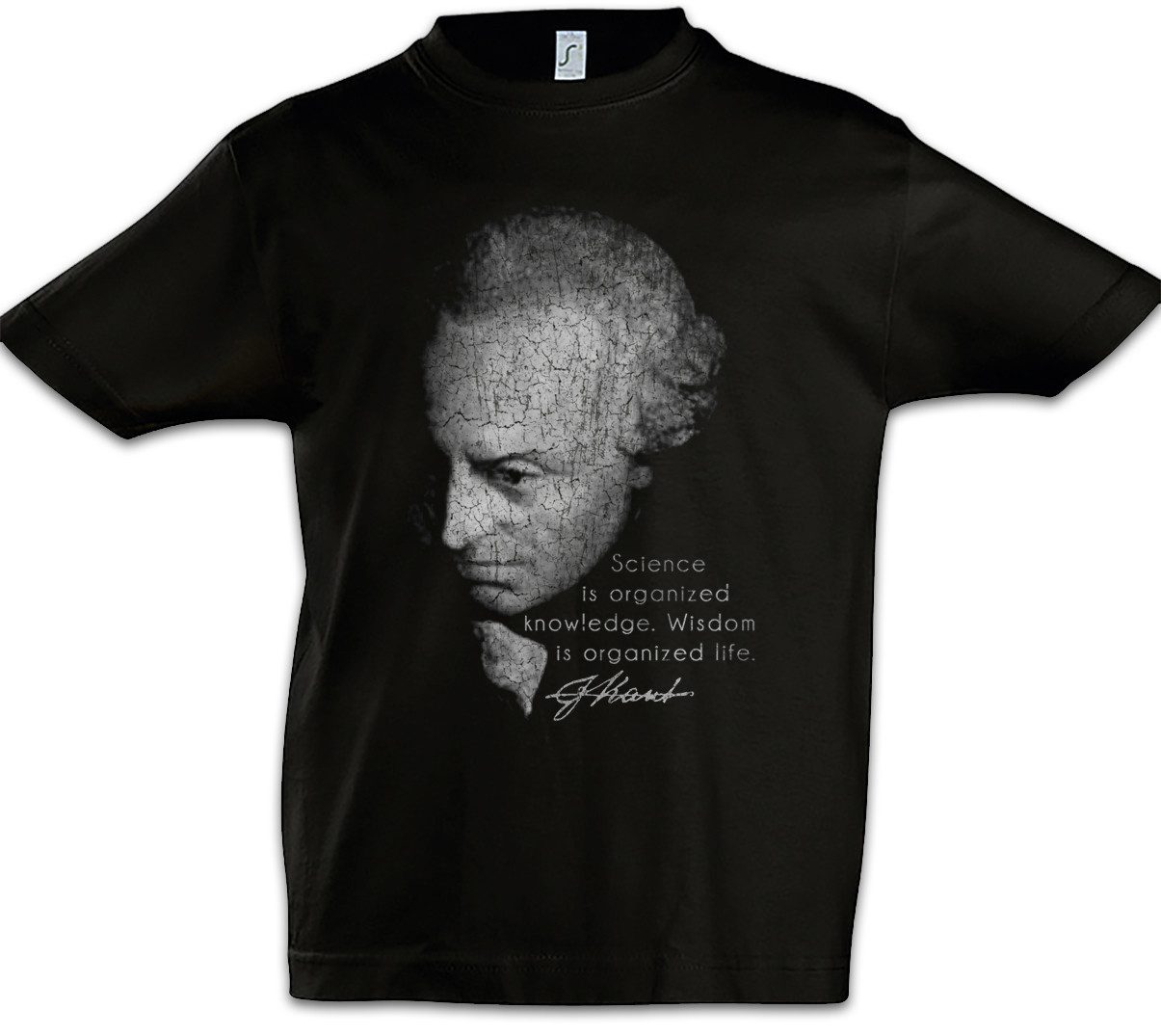 Print-Shirt Kant Sciene Kinder T-Shirt Immanuel Philosophie Philosoph Aufklärung