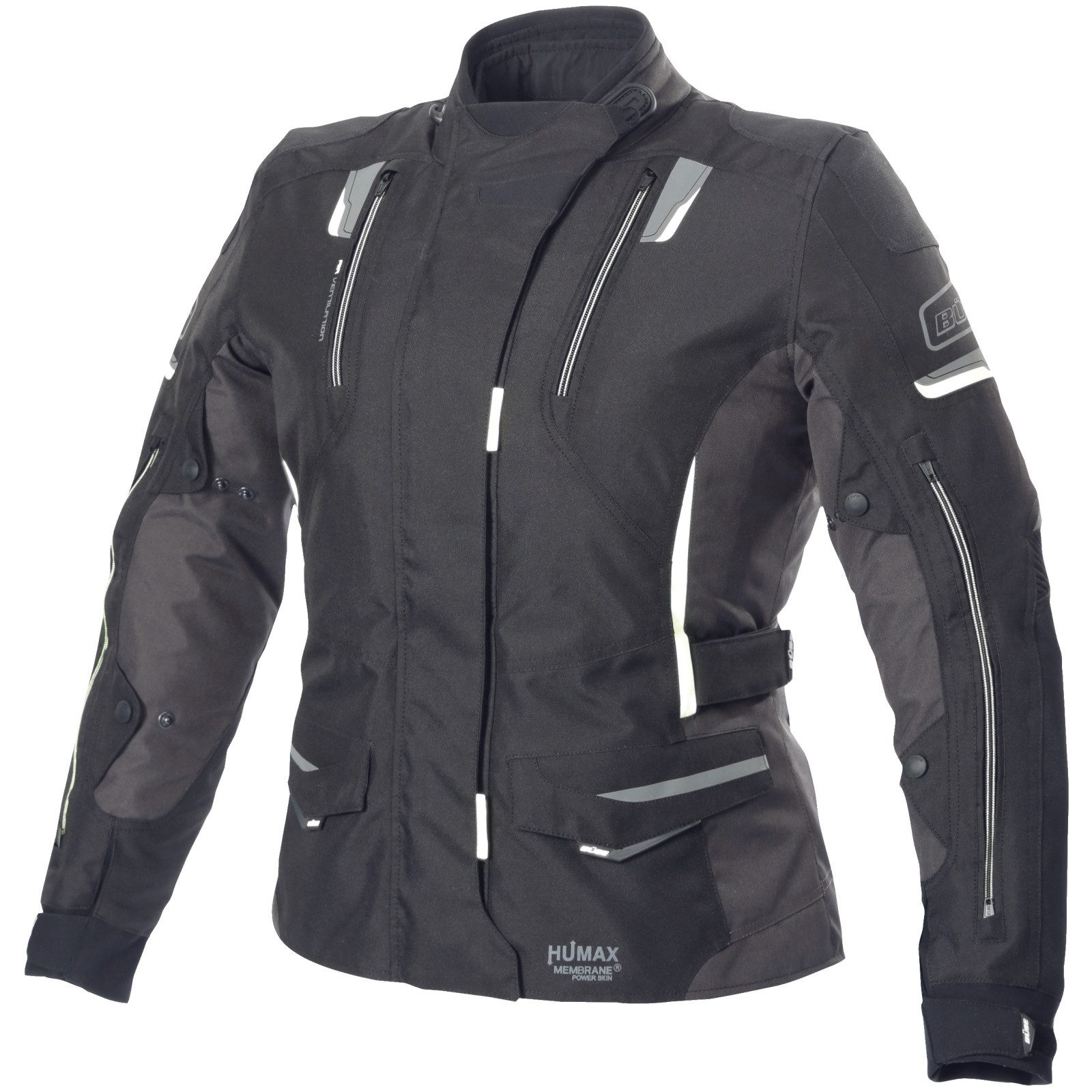 Büse Motorradjacke Büse Jana Textiljacke schwarz Damen